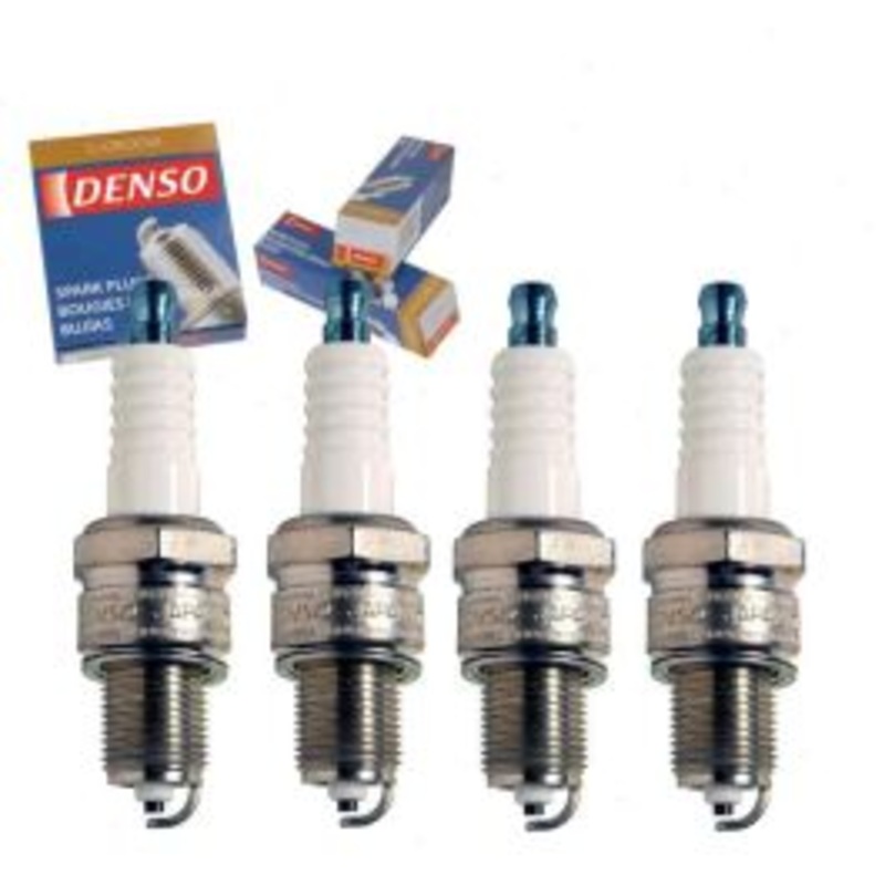 4 pc DENSO Standard U-Groove Spark Plugs for 1972 Renault R16 1.6L L4