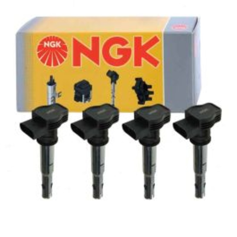4 pc NGK Ignition Coils for 2006-2013 Volkswagen Jetta 2.0L L4