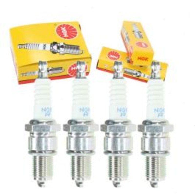 4 pc NGK Standard Intake Side Spark Plugs for 1986-1989 Nissan D21 2.4L L4