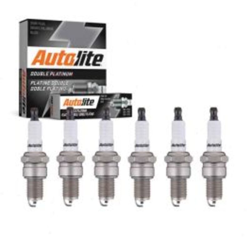 6 pc Autolite Double Platinum Spark Plug for 1961-1971 Fargo P300 Parcel