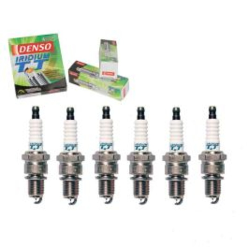 6 pc DENSO Iridium TT Spark Plugs for 1963-1967 Chevrolet C20 Pickup 4.8L L6