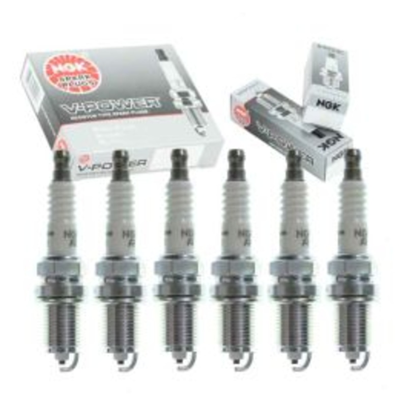 6 pc NGK V-Power Spark Plugs for 1982 Ford F-100 3.8L V6