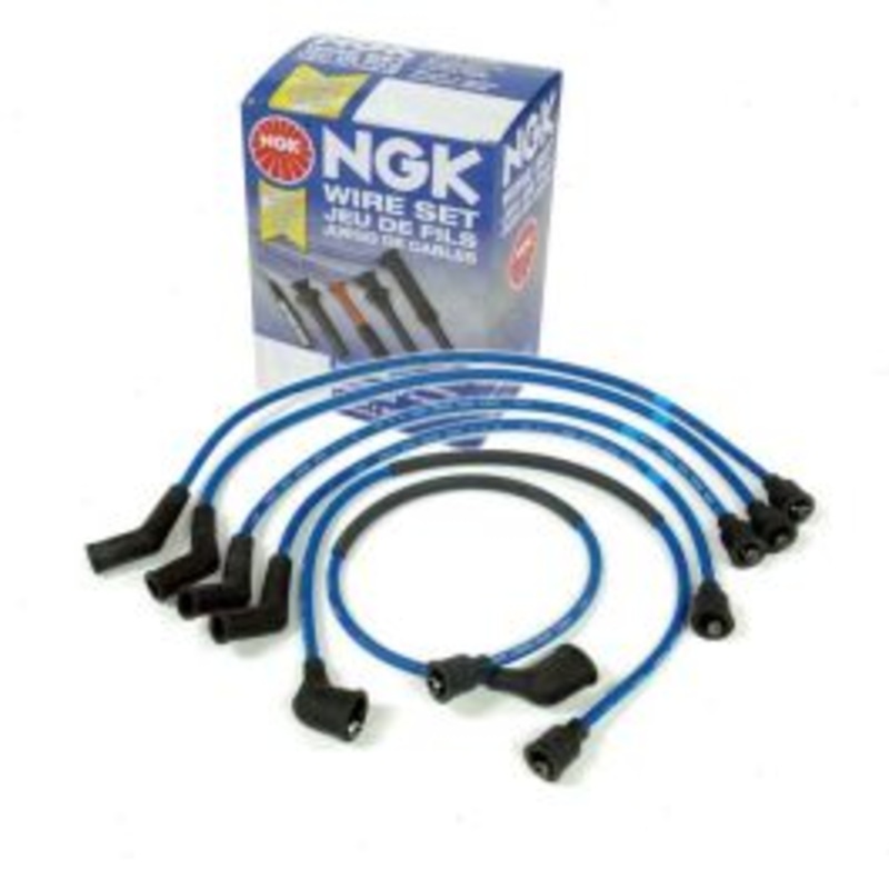 NGK Spark Plug Wire Set for 1972-1973 Mazda RX-3 1.1L R2