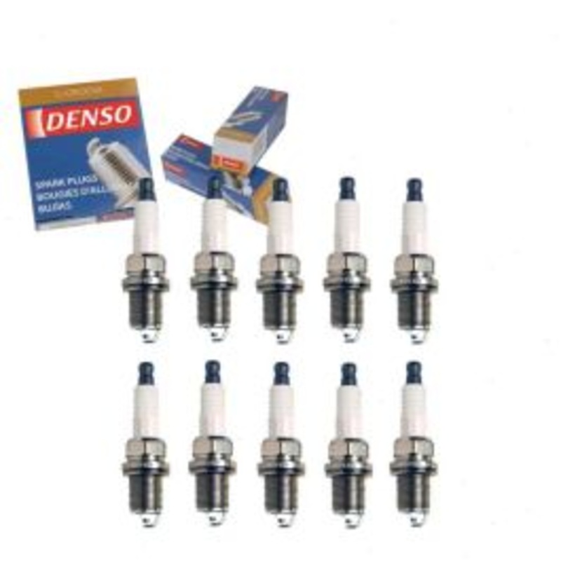 10 pc DENSO Standard U-Groove Spark Plugs for 2010 Audi R8 5.2L V10
