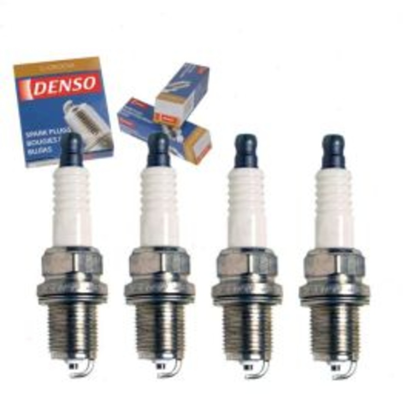 4 pc DENSO Standard U-Groove Spark Plugs for 1995-1999 Volkswagen Cabrio 2.0L L4