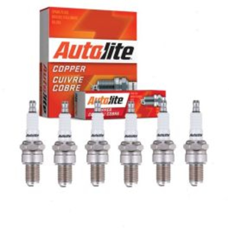 6 pc Autolite Copper Core Spark Plugs for 1963-1965 GMC 2500 Series 3.8L L6