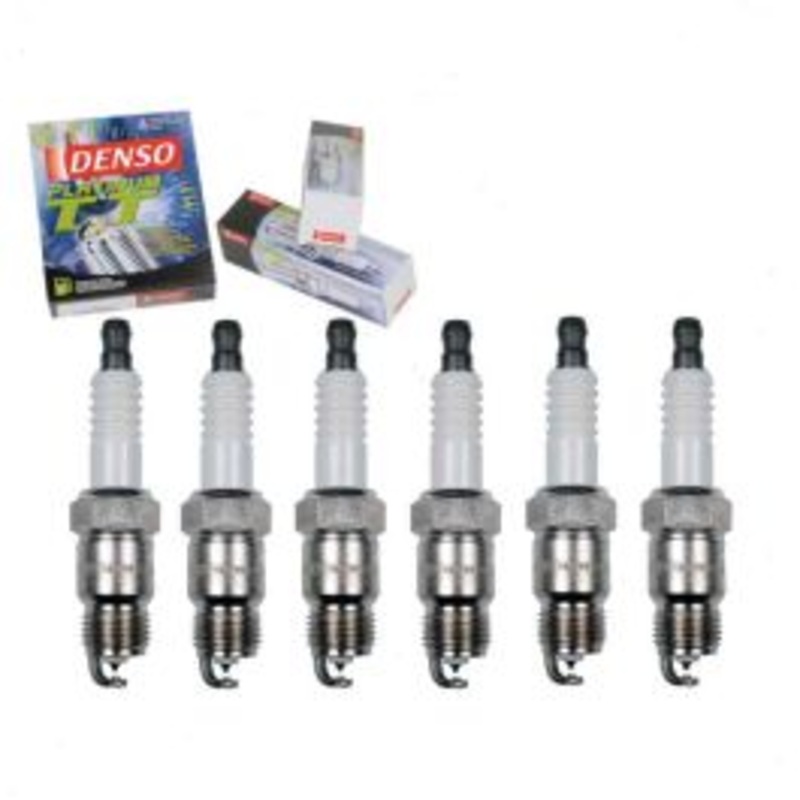 6 pc DENSO Platinum TT Spark Plugs for 1975-1978 GMC P15 4.8L L6