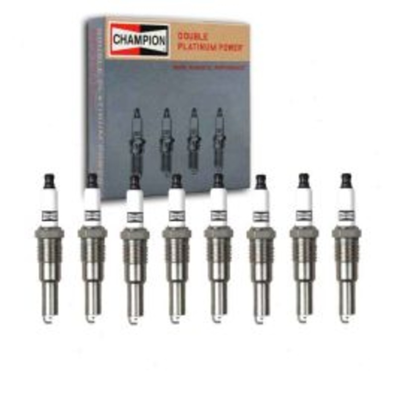 8 pc Champion Double Platinum Spark Plugs for 2004-2008 Ford F-150 5.4L V8