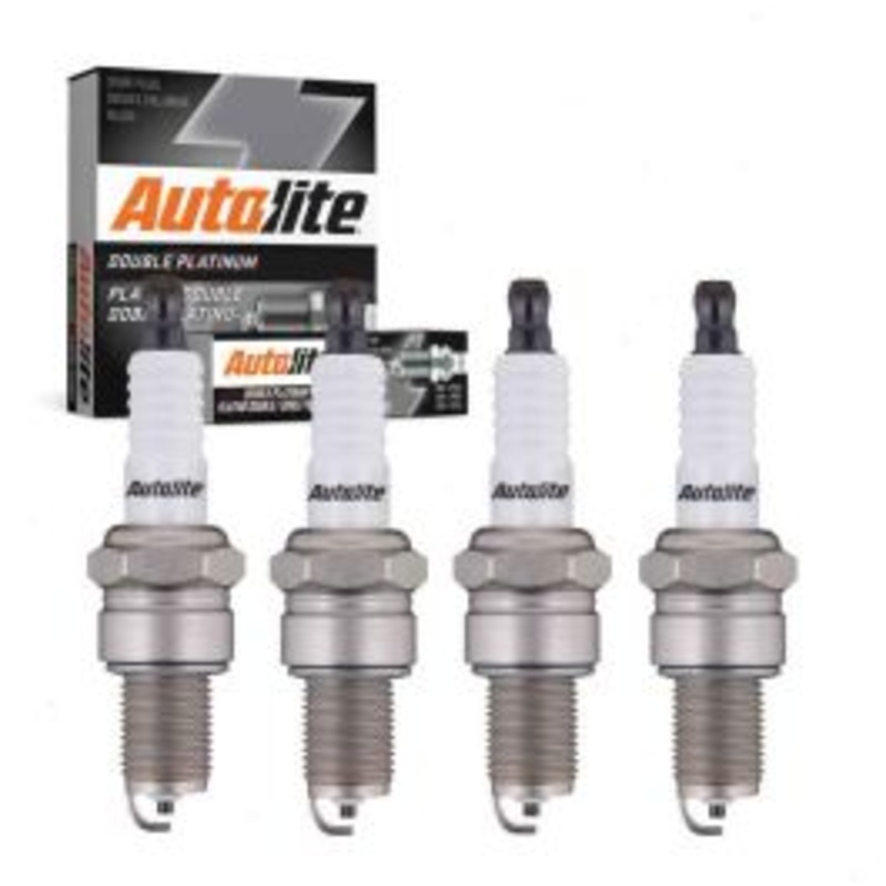 4 pc Autolite Double Platinum Spark Plug for 1966 Alfa Romeo Duetto 1600