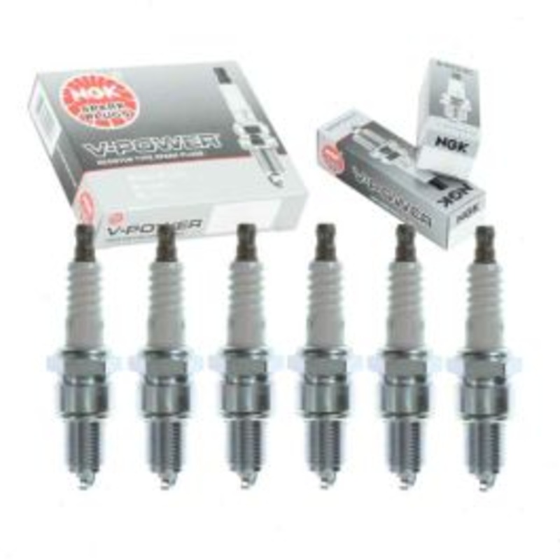 6 pc NGK V-Power Spark Plugs for 1992-1994 Dodge Shadow 3.0L V6