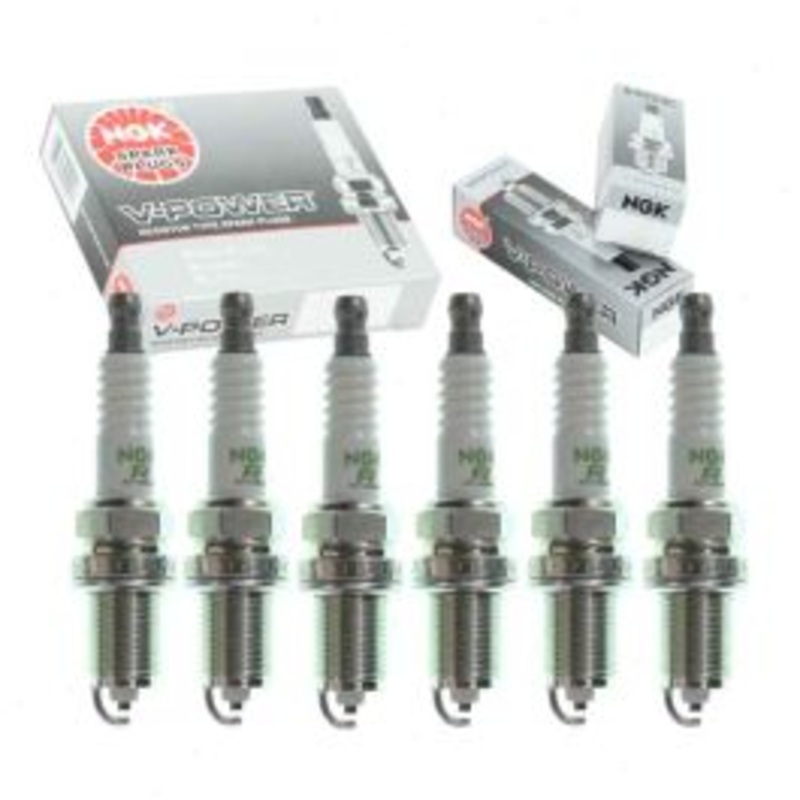 6 pc NGK V-Power Spark Plugs for 1996-2002 Isuzu Rodeo 3.2L V6