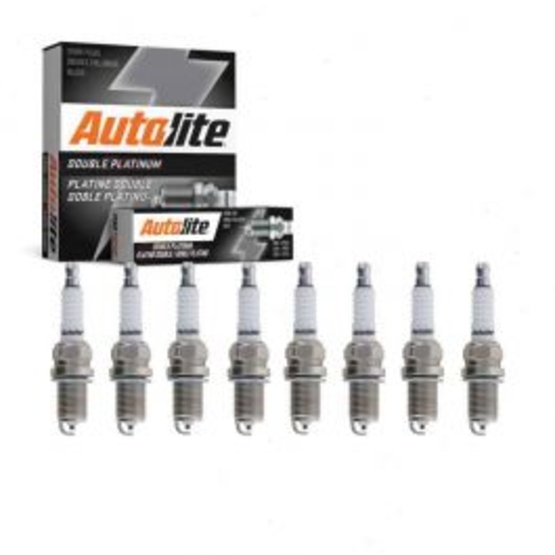 8 pc Autolite Double Platinum Spark Plug for 1999-2003 Dodge Ram 1500 Van