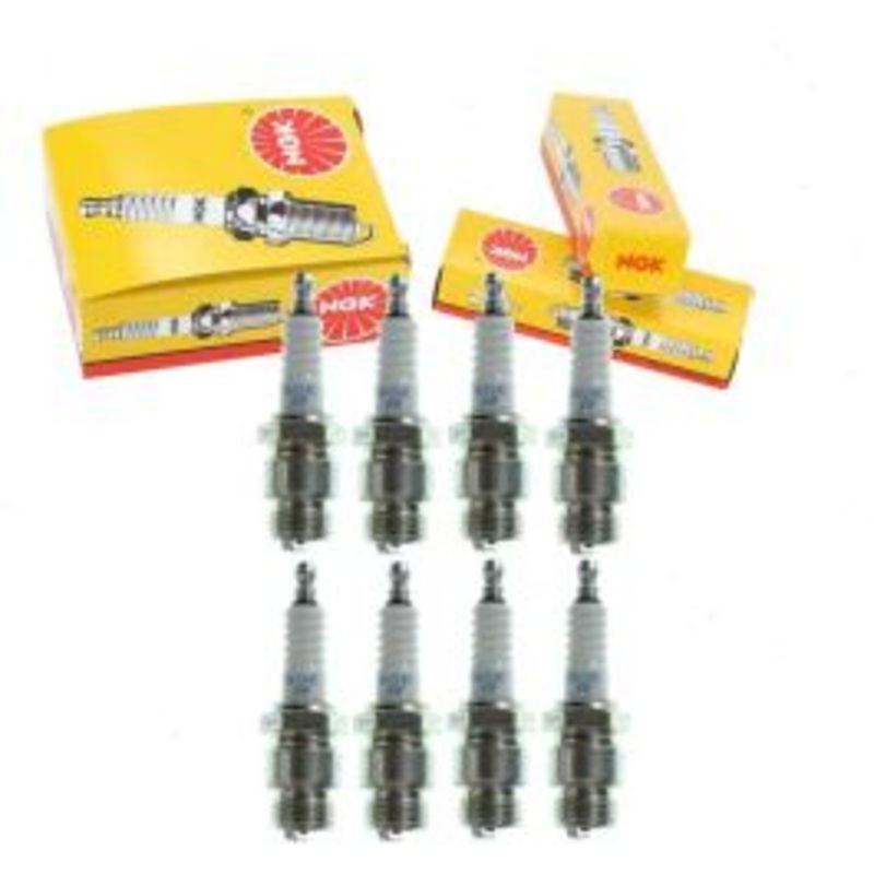 8 pc NGK Standard Spark Plugs for 1975 Ford P-400 6.6L V8