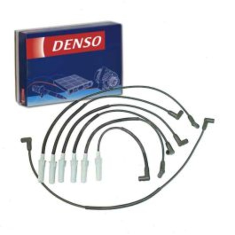 DENSO Spark Plug Wire Set for 1992-1993 Dodge D250 3.9L V6