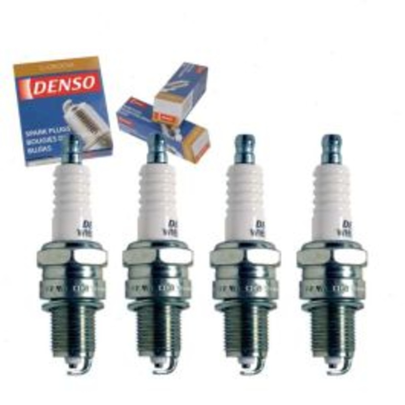 4 pc DENSO Standard U-Groove Spark Plugs for 1975-1976 BMW 2002 2.0L L4