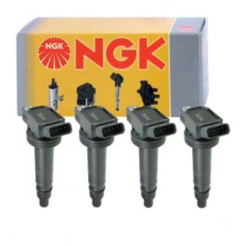 4 pc NGK Ignition Coils for 2009-2012 Toyota Corolla 2.4L L4