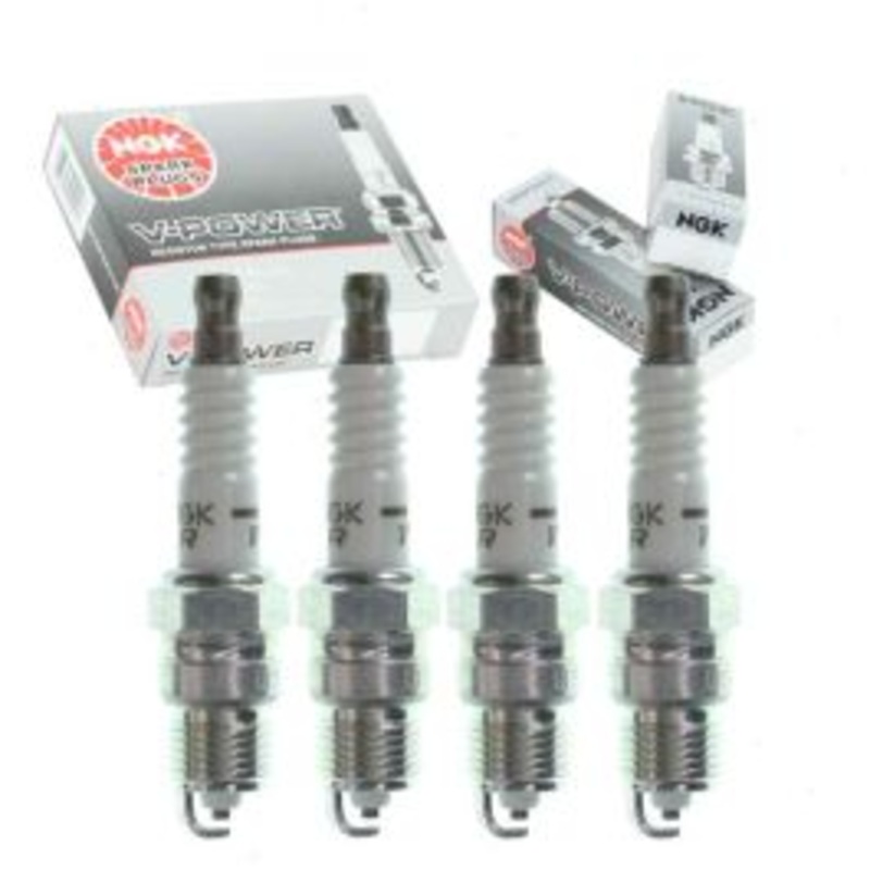 4 pc NGK V-Power Spark Plugs for 1983-1984 Chevrolet S10 2.0L L4