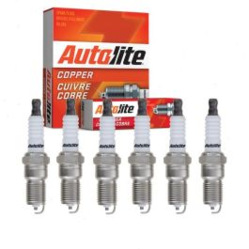 6 pc Autolite Copper Core Spark Plugs for 1994-1995 Oldsmobile Achieva 3.1L V6