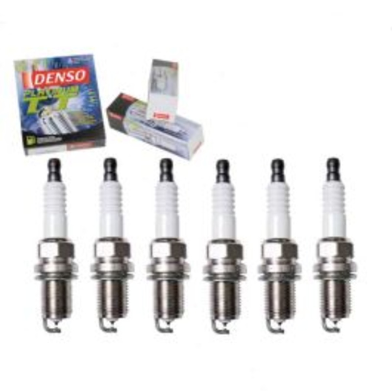 6 pc DENSO Platinum TT Spark Plugs for 2001-2003 Mitsubishi Galant 3.0L V6