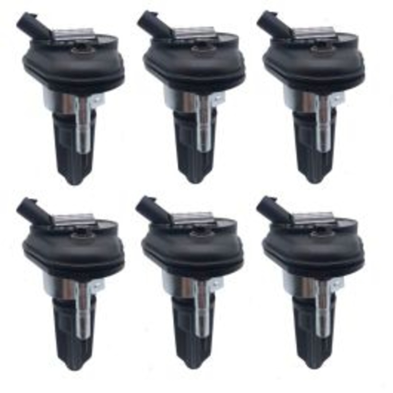 6 pc Hitachi Ignition Coils for 2004-2005 GMC Envoy XUV 4.2L L6