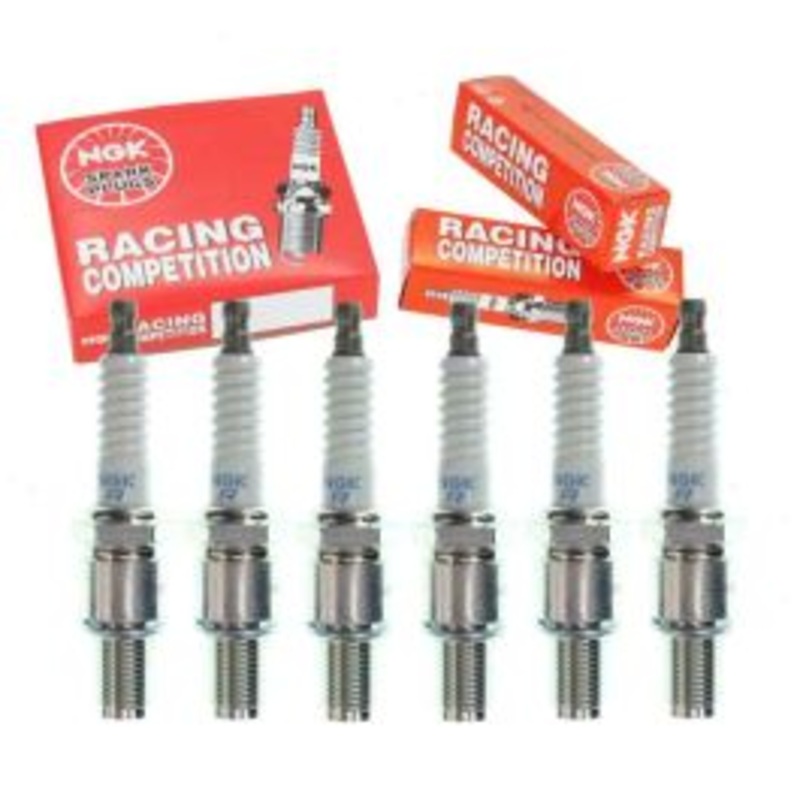 6 pc NGK Racing 4482 R6725-115 Spark Plugs
