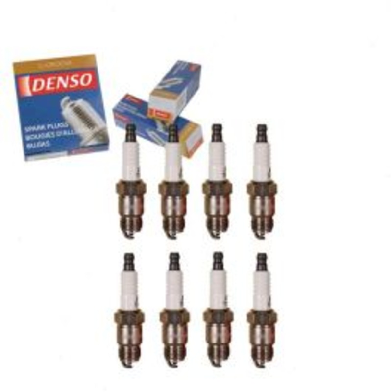 8 pc DENSO Standard U-Groove Spark Plugs for 1976-1986 Chevrolet C20 5.0L 5.7L 6.6L 7.4L V8
