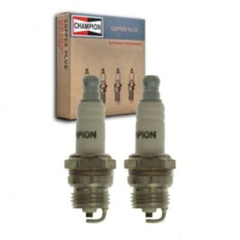 2 pc Champion Copper Plus 855C DJ7Y Spark Plugs
