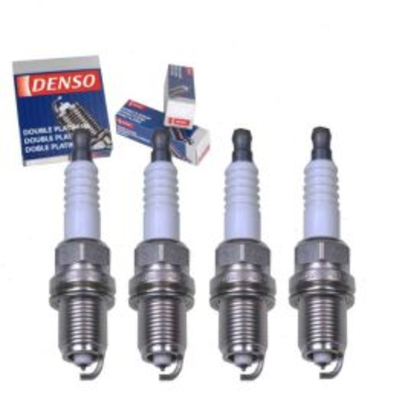 4 pc DENSO Double Platinum Spark Plugs for 1990-1993 Geo Storm 1.6L L4