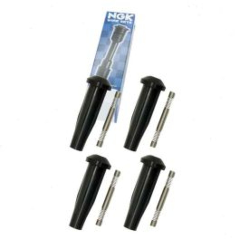 4 pc NGK Ignition Coil Boots for 2010-2013 Ford Transit Connect 2.0L L4