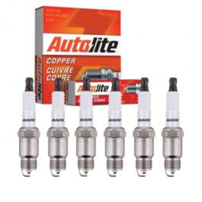 6 pc Autolite Copper Core Spark Plugs for 1978 GMC G25 4.1L L6