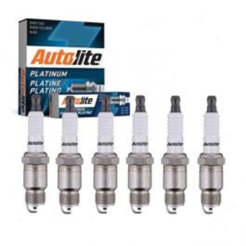 6 pc Autolite Platinum Spark Plug for 1971 GMC P15 P1500 Van 4.1L L6