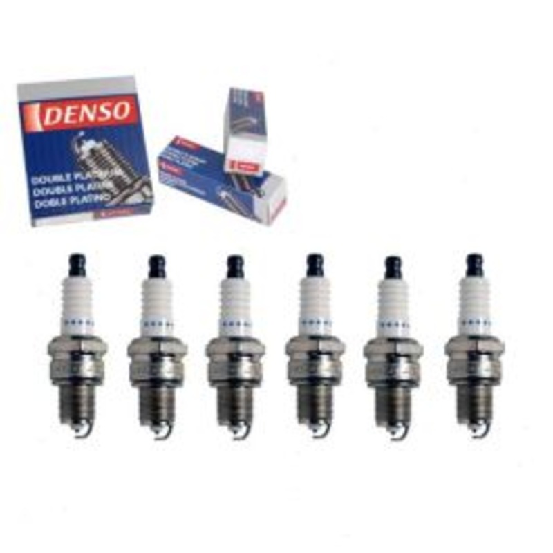6 pc DENSO Double Platinum Spark Plugs for 1989 Plymouth Acclaim 3.0L V6