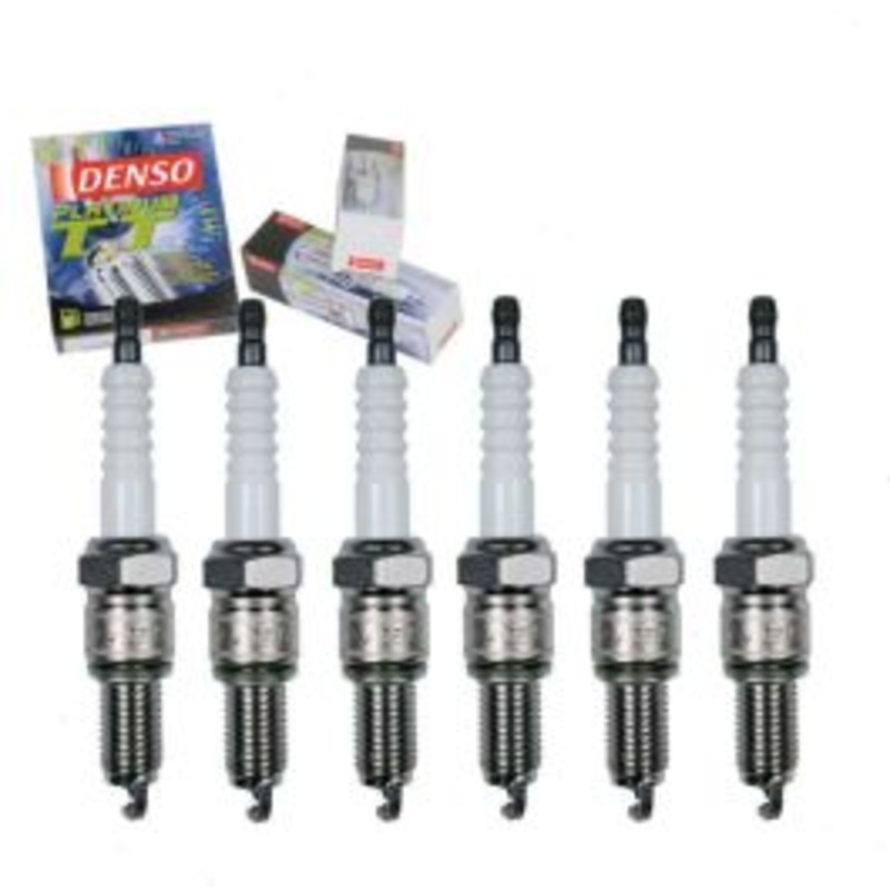 6 pc DENSO Platinum TT Spark Plugs for 1987-1988 Dodge Mini Ram 3.0L V6