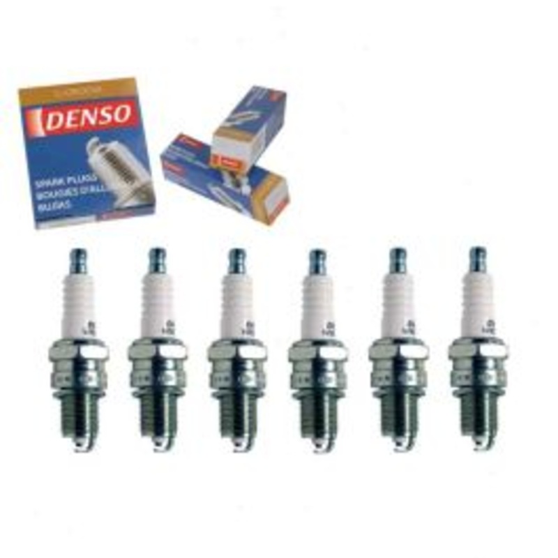 6 pc DENSO Standard U-Groove Spark Plugs for 1977-1980 Mercedes-Benz 280SE 2.8L L6