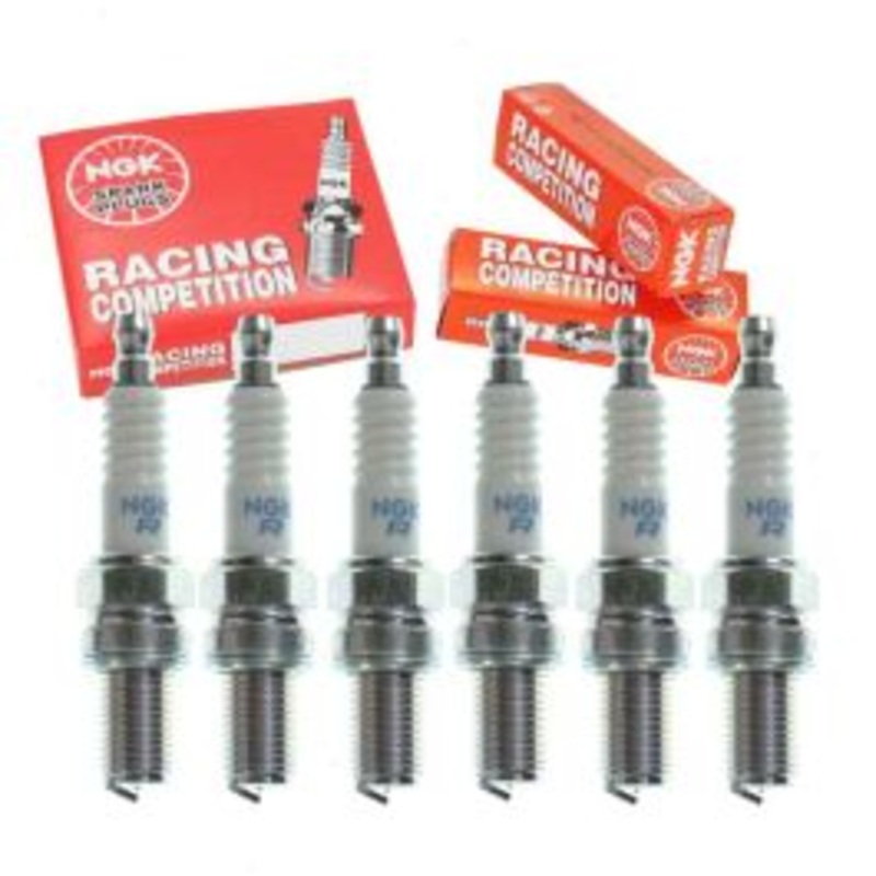 6 pc NGK Racing 5281 R2525-10 Spark Plugs