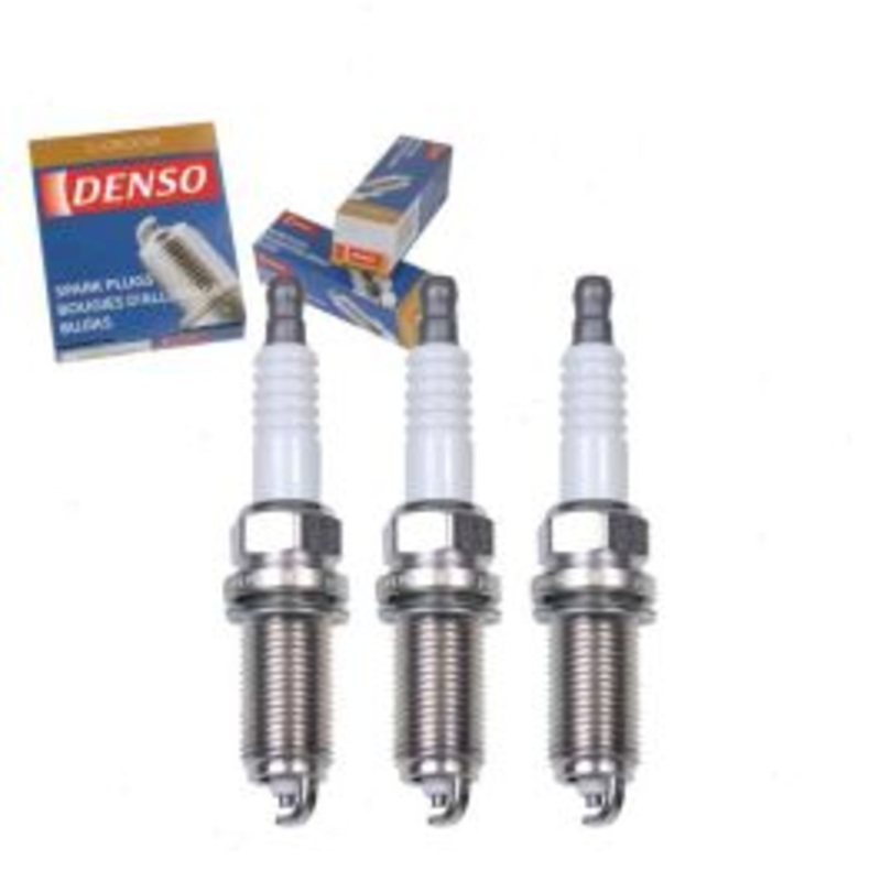 3 pc DENSO Standard U-Groove Spark Plugs for 2017 Mitsubishi Mirage G4 1.2L L3