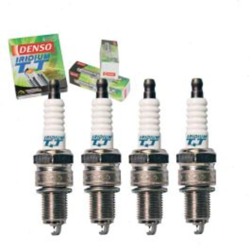 4 pc DENSO Iridium TT Spark Plugs for 1986-1995 Suzuki Samurai 1.3L L4