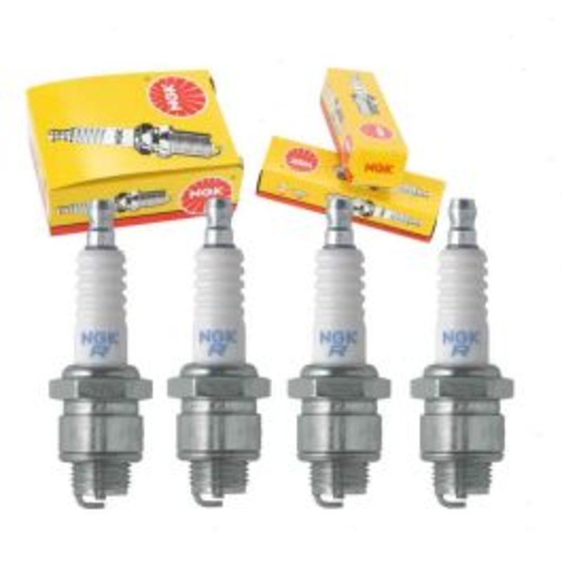 4 pc NGK Standard Spark Plugs for 1959-1960 Jeep DJ3 2.2L L4
