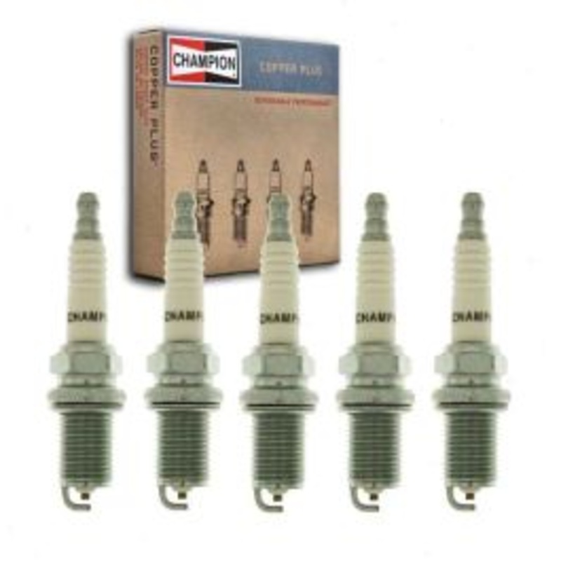 5 pc Champion Copper Plus Spark Plugs for 1992-1994 Audi S4 2.2L L5