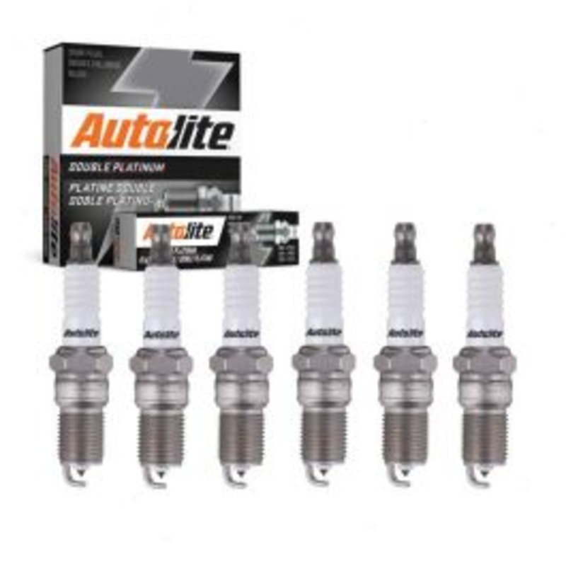 6 pc Autolite Double Platinum Spark Plug for 1996-2005 Chevrolet Blazer 4.3L