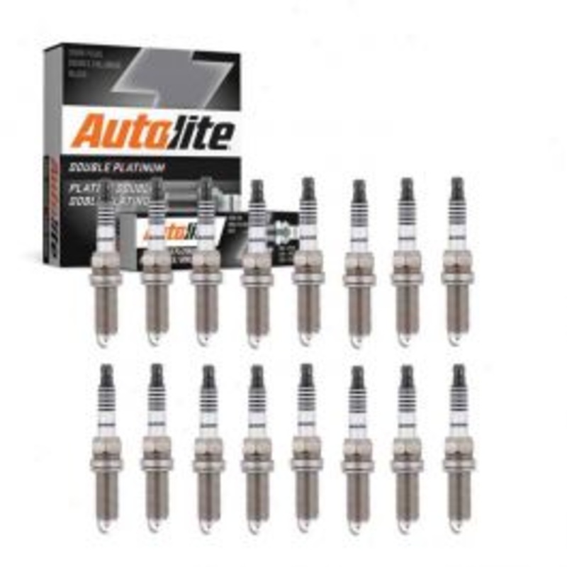 16 pc Autolite Double Platinum Spark Plug for 2012-2019 Jeep Grand Cherokee