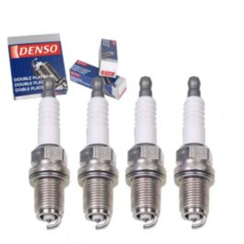 4 pc DENSO Double Platinum Spark Plugs for 2005-2010 Subaru Forester 2.5L H4