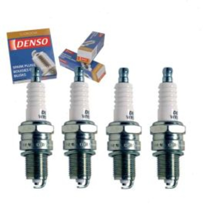 4 pc DENSO Standard U-Groove Spark Plugs for 1975-1982 Triumph TR7 2.0L L4