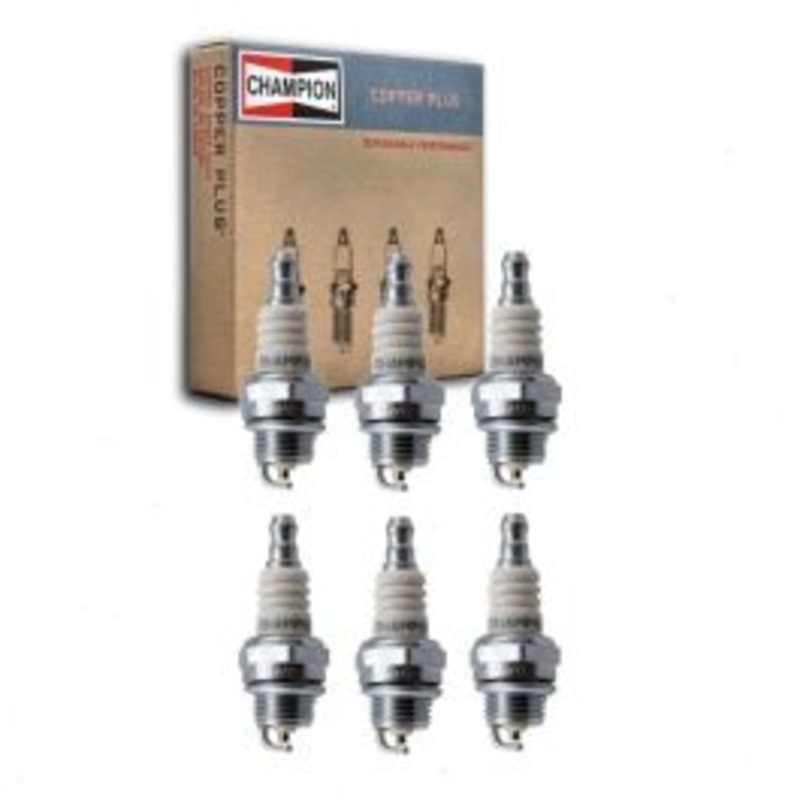 6 pc Champion Copper Plus 859 RCJ7Y Spark Plugs