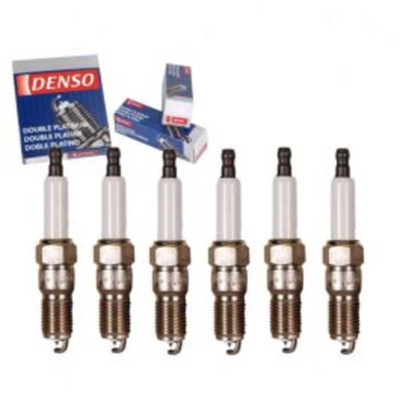 6 pc DENSO Double Platinum Spark Plugs for 1985-1987 Oldsmobile Calais 3.0L V6