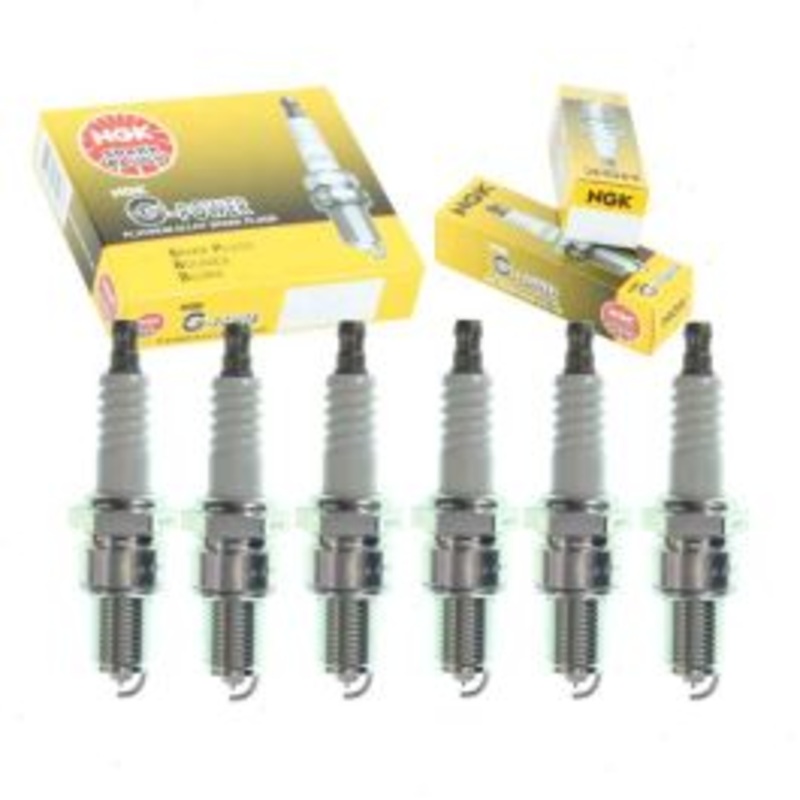 6 pc NGK G-Power Spark Plugs for 1968-1971 Plymouth Fury II 3.7L L6