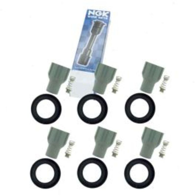 6 pc NGK Ignition Coil Boots for 2010-2011 Cadillac STS 3.6L V6