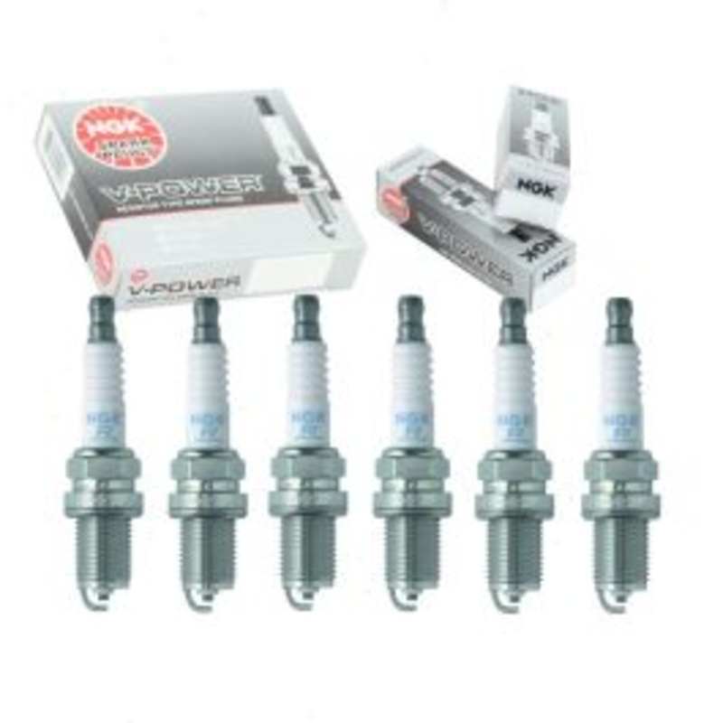 6 pc NGK V-Power 6719 BKR5E BLYB Spark Plugs