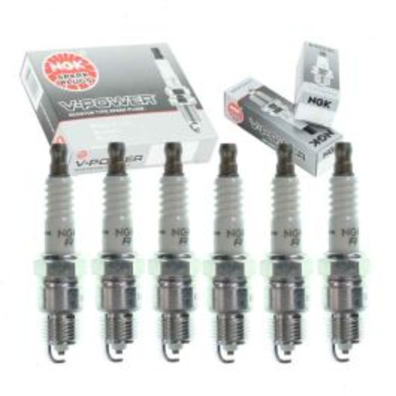 6 pc NGK V-Power Spark Plugs for 1977-1979 Pontiac Phoenix 3.8L V6