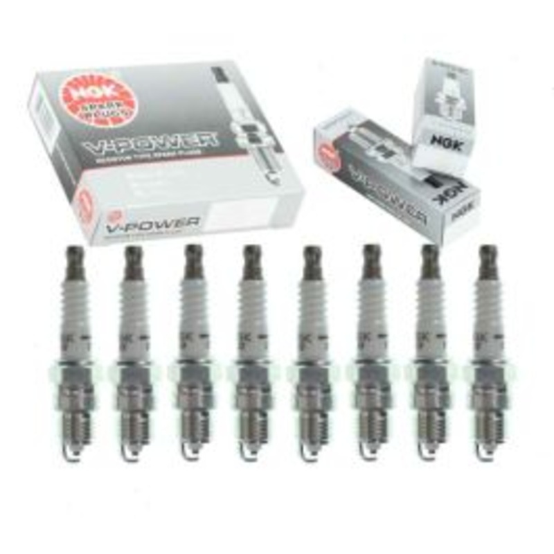 8 pc NGK V-Power Spark Plugs for 1988-1995 GMC C3500 5.7L 7.4L V8